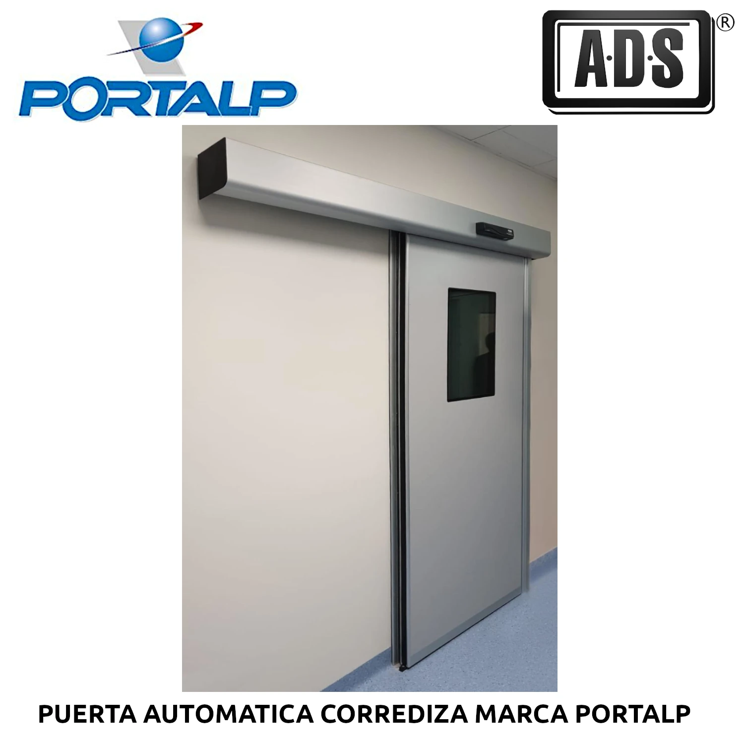PUERTA AUTOMATICA CORREDIZA MARCA PORTALP